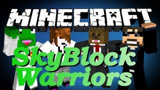 HILARIOUS FAILED Minecraft SKYBLOCK WARRIORS w Deadlox Kermit and SSundee  JeromeASF [upl. by Swords]