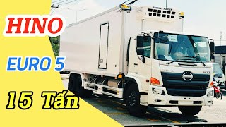 Hino 15 Tấn Đông Lạnh 2023  Giá Lăn Bánh Hino 15 Tấn Euro5  Hino 15 Tấn [upl. by Saerdna507]