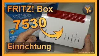 AVM FRITZ Box 7530 DSLZugang verkabeln amp einrichten [upl. by Hcurab]