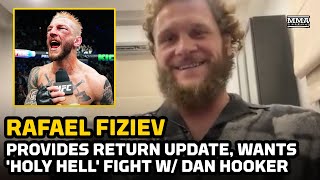 Rafael Fiziev Provides BIG UFC Return Update Eyes Fight With Mr Tattoo Dan Hooker [upl. by Courtenay]