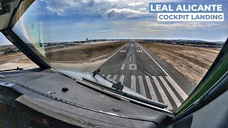 Boeing 737800 Cockpit Landing at ALICANTE  Pilots View ILS Approach RW10  GoPro 9 [upl. by Hardie]