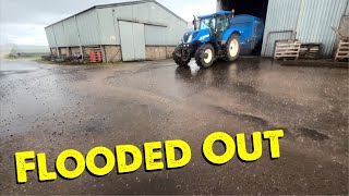 Combining In A Thunder Storm  New Cattle Shed Update [upl. by Currier524]