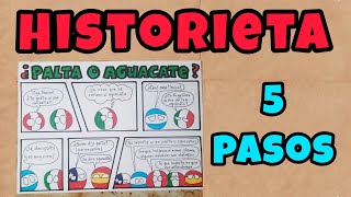 Como Hacer una HISTORIETA en 5 pasos [upl. by Channing504]