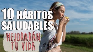 🌈✨10 HÁBITOS SALUDABLES para mejorar tu vida ✨🌈 [upl. by Laureen986]