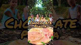 chocolate parantha shortvideo viralvideo food cooking recipe MaMeyerRannaghar1 [upl. by Adnovahs]