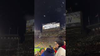 SNOW AT LAMBEAU FIELD IS MAGICAL greenbaypackers packers nfl [upl. by Jaclyn]