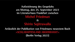 Michel Friedman im Literaturhaus Frankfurt 2023 [upl. by Naujled472]