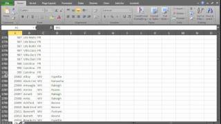 Microsoft Excel Import comma delimited file and Format Cell for Zip Codes [upl. by Ailahk]