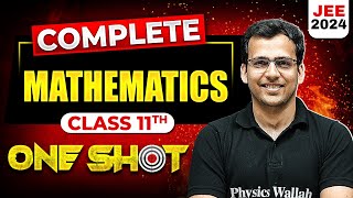 Complete Class 11th MATHEMATICS in 1 Shot  Maha Revision  JEE Main 2024 [upl. by Ettevahs243]