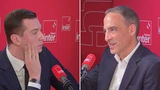 Le débat des européennes avec Jordan Bardella et Raphaël Glucksmann [upl. by Annam]