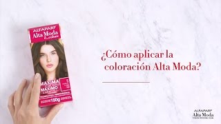 ¿Cómo aplicar la coloración  Alfaparf Alta Moda [upl. by Wildee]