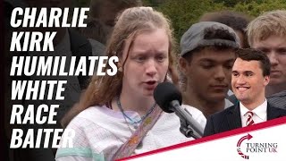 See how Charlie Kirk Humiliates White RaceBaiter [upl. by Gallagher]