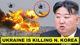 Ukraine Drones Ambush North Korea Troops in Russia [upl. by Nnylarak]