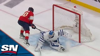 Panthers Anthony Duclair Sneaks Past Maple Leafs Defence To Score Slick Breakaway Goal [upl. by Jacobo521]