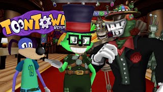 Playing The Toontown Corporate Clashs April Fools Update  Toontown Realms [upl. by Anierdna630]