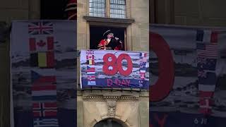 DDAY 80 ANNIVERSARY HELMSLEY DAVID HINDE TOWN CRIER PROCLAMATION FROM TOWN HALL BALCONY  662024 [upl. by Falk]