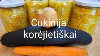 Cukinija korėjietiškai žiemai [upl. by Nottirb]