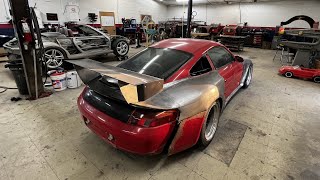 WOW CUSTOM PORSCHE 911 SLANTNOSE  SHOP TOUR [upl. by Elvina]