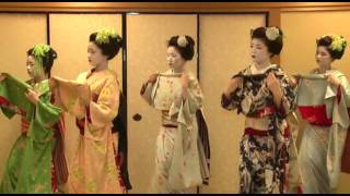 Traditional Japanese Dance by Maiko quotGionKoutaquot [upl. by Wettam913]