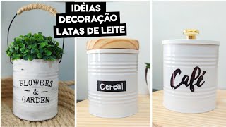 VEJA ESSAS IDEIAS INCRÍVEIS COM LATAS ft Prih Gomes  DIY DECORAÇÃO COM LATAS  ARTESANATO [upl. by Baird]