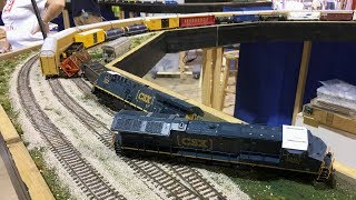 HO Scale CSX Model Train Compilation [upl. by Sherj242]