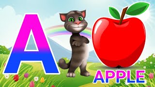 A for Appleअ से अनारabcdabcd songPhonics SongA for Apple B for Ball C for CatNursery Rhymes [upl. by Foulk666]