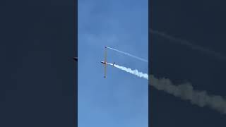 Jet glider doing aerobatics [upl. by Annal]