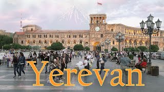 Yerevan Armenia 4K The Capital of Armenia [upl. by Llabmik]