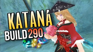 Toram Online  KATANA BUILD LVL 290  Mid Budget Stats Skills amp Equipments [upl. by Erreip970]