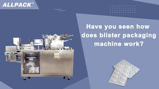 Have you seen how does blister packaging machine work [upl. by Kotta]