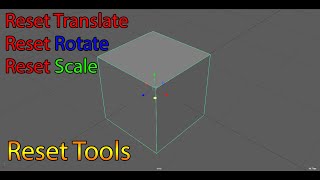 How To Install Reset Tools script in Maya [upl. by Cilo]