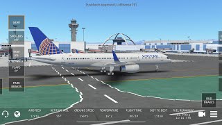 Infinite flight full flight San Francisco KSFO  Los Angeles KLAX United Airlines 757200 [upl. by Yellhsa]