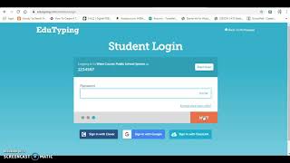 Logging in to EduTyping [upl. by Madelene]