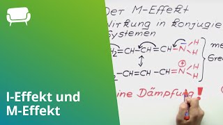 IEffekt und MEffekt einfach erklärt  Chemie  Organische Chemie [upl. by Anahpets]