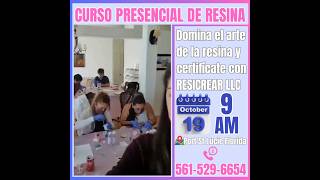 CURSO PRESENCIAL DE RESINA 2024 [upl. by Estrellita]