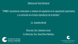 Defensa de Tesis Doctoral  Lic Anabella Nicolli [upl. by Eerazed]