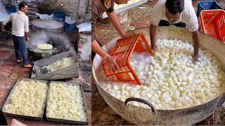 Indias MOST HYGIENIC Mithai😱😱 इस से ज़्यादा स्वच्छता से कोई मिठाई नहीं बनती😳😳 Indian Street Food [upl. by Eckel]