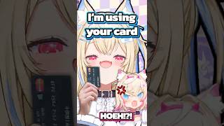 Fuwawa used Mococos credit card without telling her fuwamoco hololiveenglish [upl. by Chaffee]