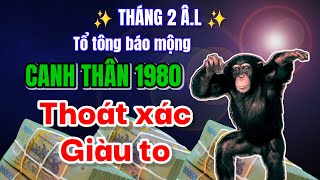 TỔ TÔNG LINH THIÊN BÁO MỘNG THÁNG 2 ÂM LỊCH CANH THÂN 1980 THOÁT XÁC GIÀU TO tuvithang2amlich2024 [upl. by Eentruok]