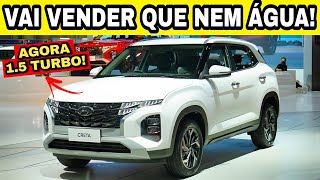 NOVO SUV QUE VAI REVOLUCIONAR A HYUNDAI NO BRASIL CRETA AGORA COM MOTOR 15 TURBO [upl. by Ludwigg]