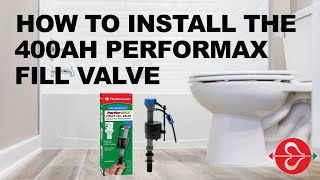 Get a Powerful Flush by Installing a Fluidmaster 400AH PerforMAX Toilet Fill Valve [upl. by Stclair]