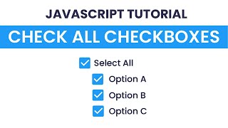 Check  Uncheck All Checkboxes With Javascript [upl. by Fabiola]