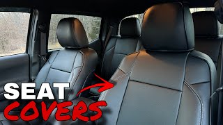 BEST Seat Covers for Toyota Tacoma  MUST GET MOD [upl. by Ociral]