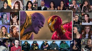 Dr Strange amp Iron Man vs Thanos  Avengers Infinity War Reaction Mashup [upl. by Nedyrb766]