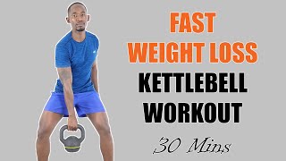 30 Minute FULL BODY KETTLEBELL Workout for Fast Weight Loss [upl. by Mcdonald]