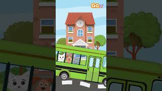 Wheels On The Bus shorts nurseryrhymes wheelsonthebus [upl. by Aribold]