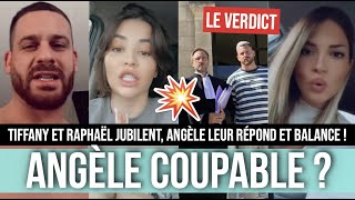 ANGÈLE CONDAMNÉE  RAPHAËL ET TIFFANY ANNONCENT AVOIR GAGNÉ LE PROCÈS 😲 ANGÈLE RÉAGIT ET LES CLASH 💥 [upl. by Atener]