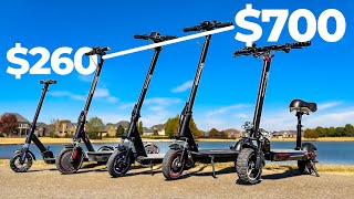 5 Budget Electric Scooters Under 700 [upl. by Esiuol]