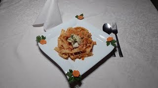 Mafaldine Pasta in Tomato quark sauce  Mafaldine Pasta in Tomaten Quark Sauce [upl. by Naleek550]