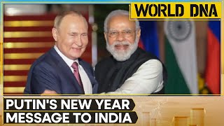 Russian President Putins New Year greetings to India  Latest News  WION World DNA [upl. by Yenitsed]